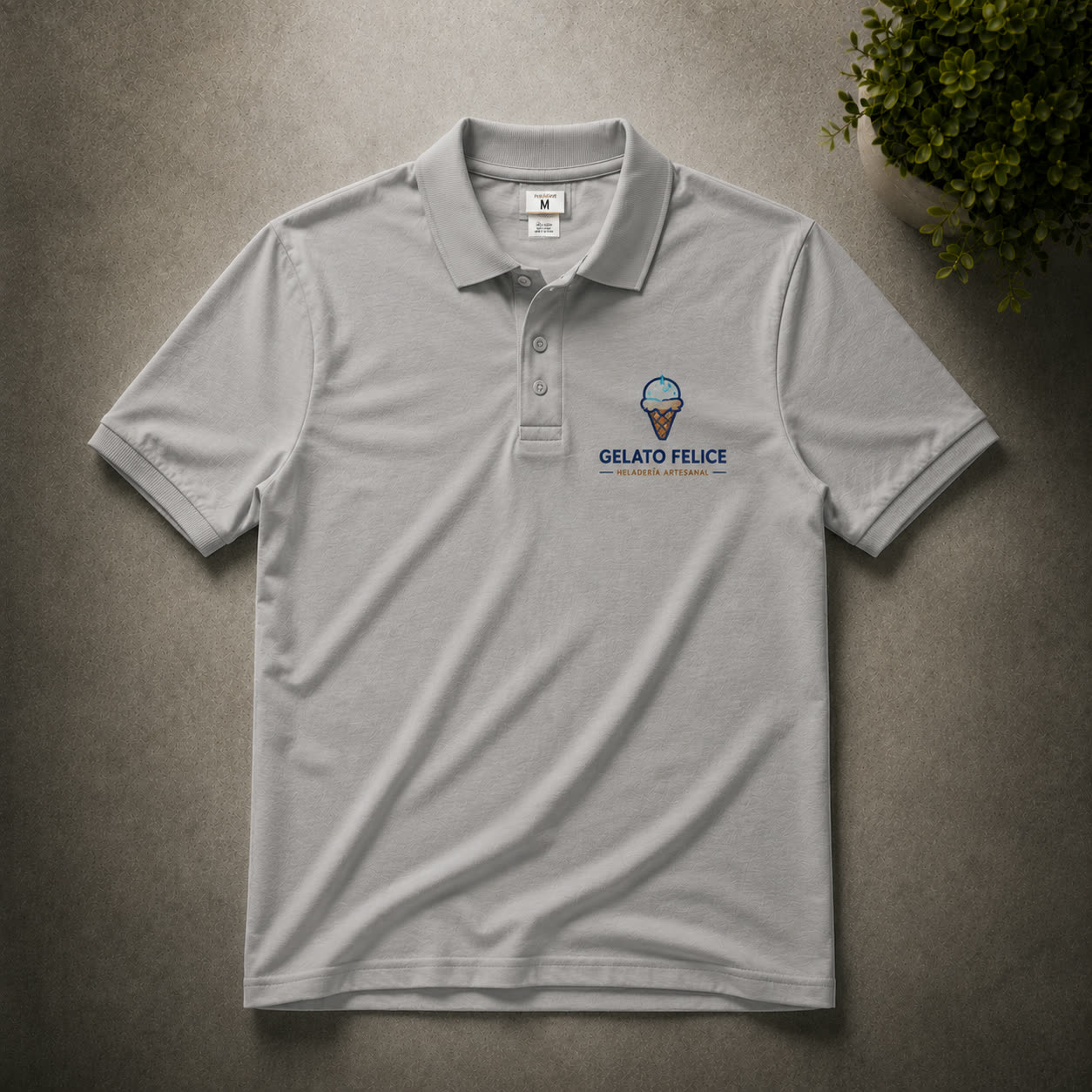 Chomba personalizada Mouli — blanca